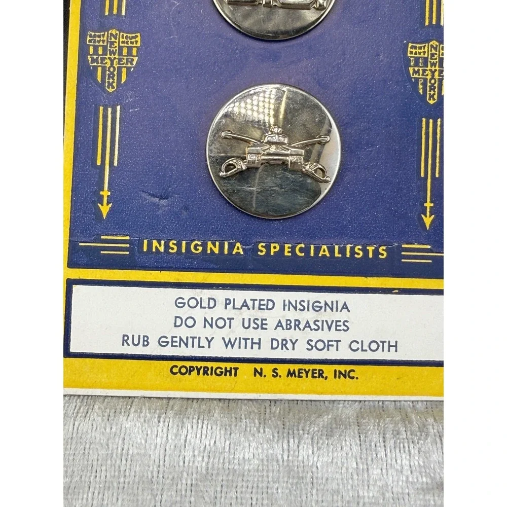 Vintage N.S Meyer Inc.‎ Pin US Military Specialist Insignia Silver Tone